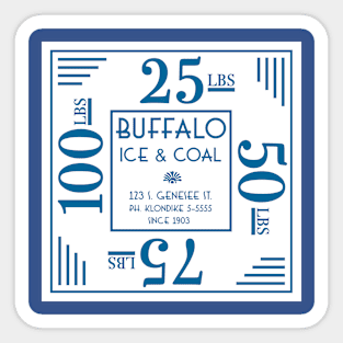 Buffalo Ice & Coal Sticker